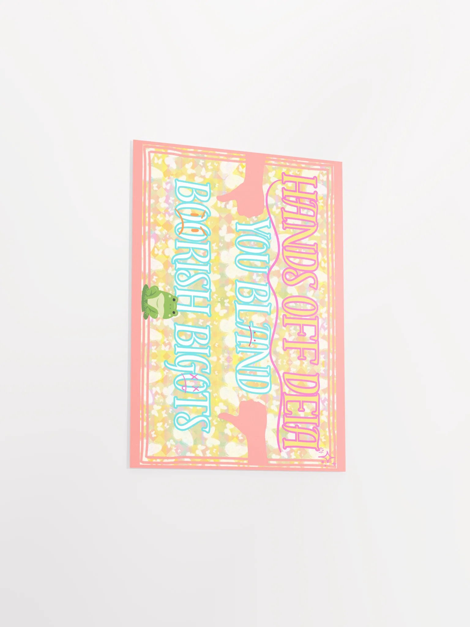 Hands Off DEIA, Bland Boorish Bigots, Protest Poster product image (10)
