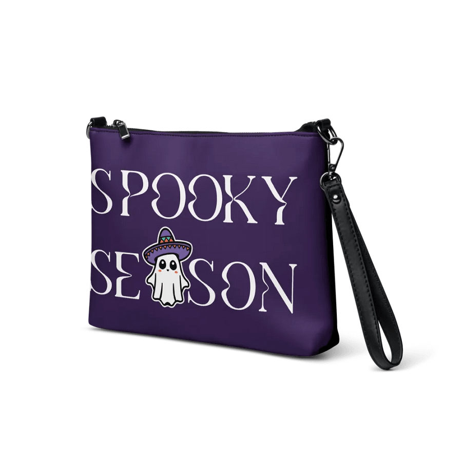 Spooky Season Sombrero Ghost Light Flip-Sided Faux Leather Crossbody Bag product image (4)