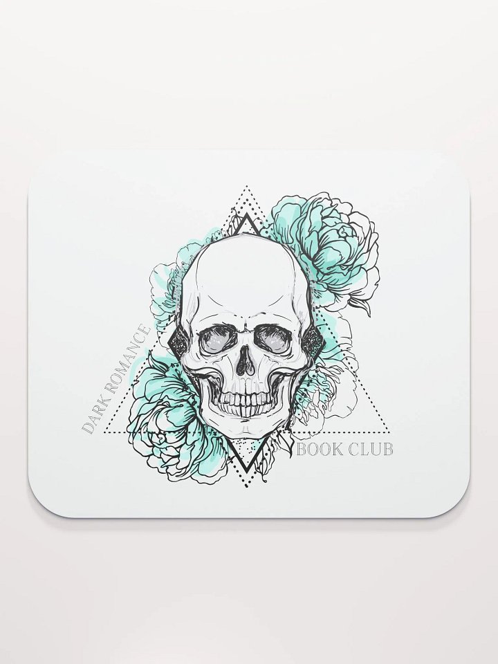 Dark Romance Floral Skull Mousepad product image (2)