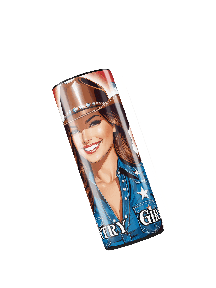 Country Girl 20 oz Skinny Stainless Steel Tumbler product image (4)
