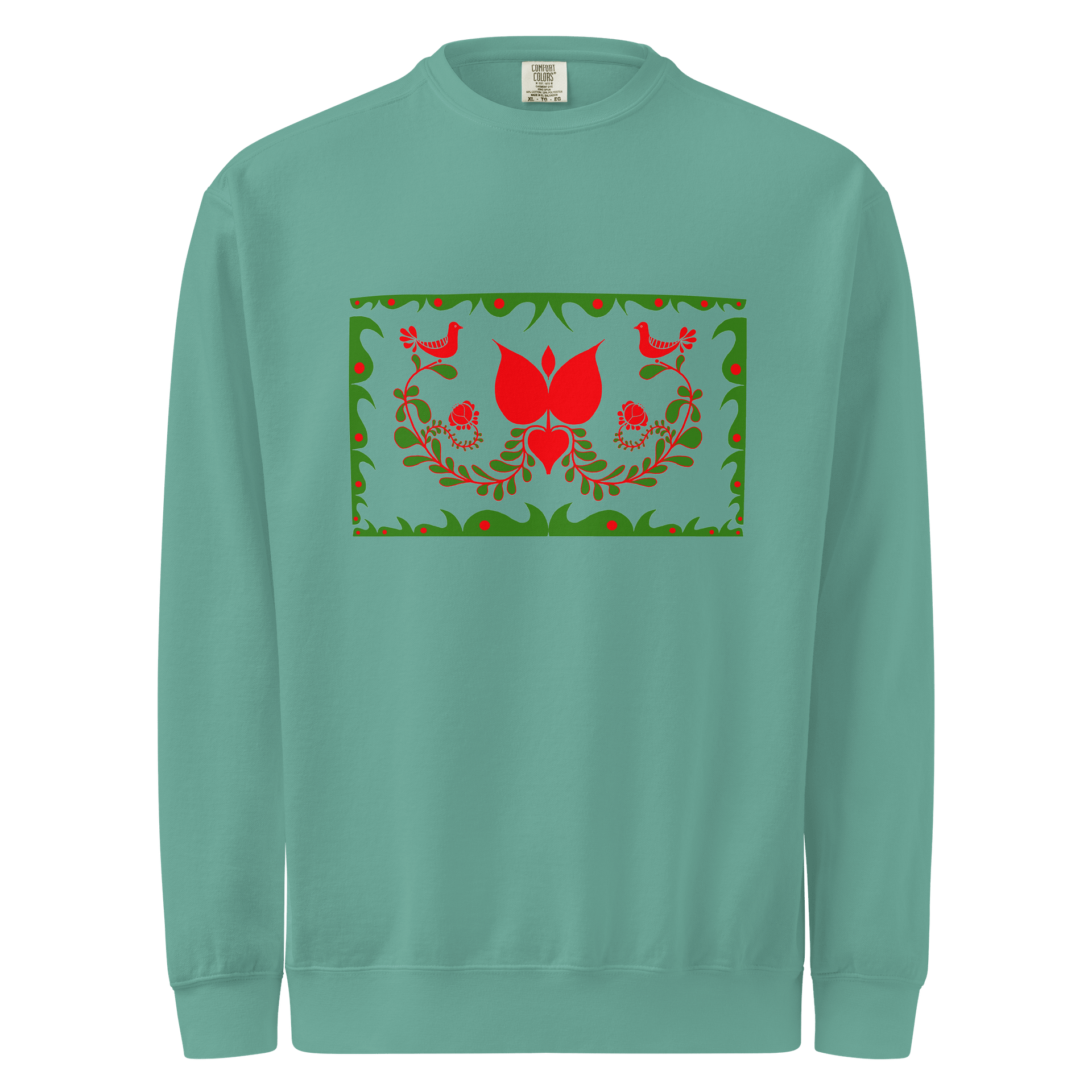 Hungarian Green Traditions Sweatshirt product image (1)