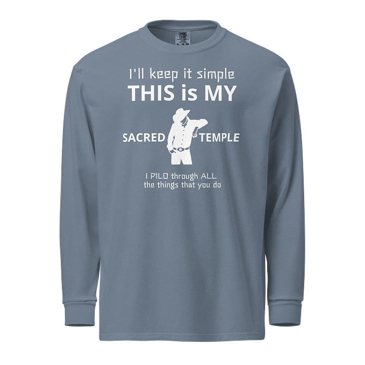 I'LL KEEP IT SIMPLE - COWBOY - LONGSLEEVE product image (1)