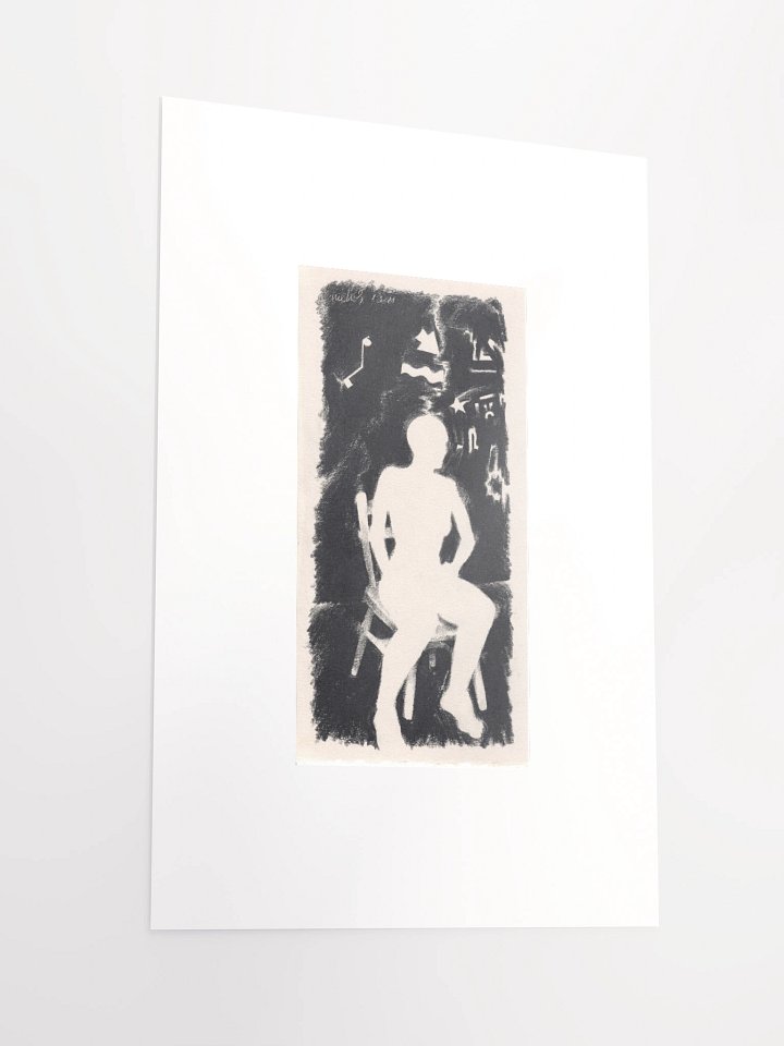 Seated Woman in Black 01.03.89 print product image (2)