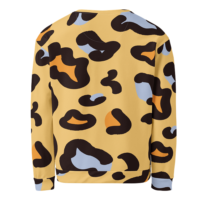Leopard Animal Print Eco Friendly Unisex Sweatshirt product image (2)