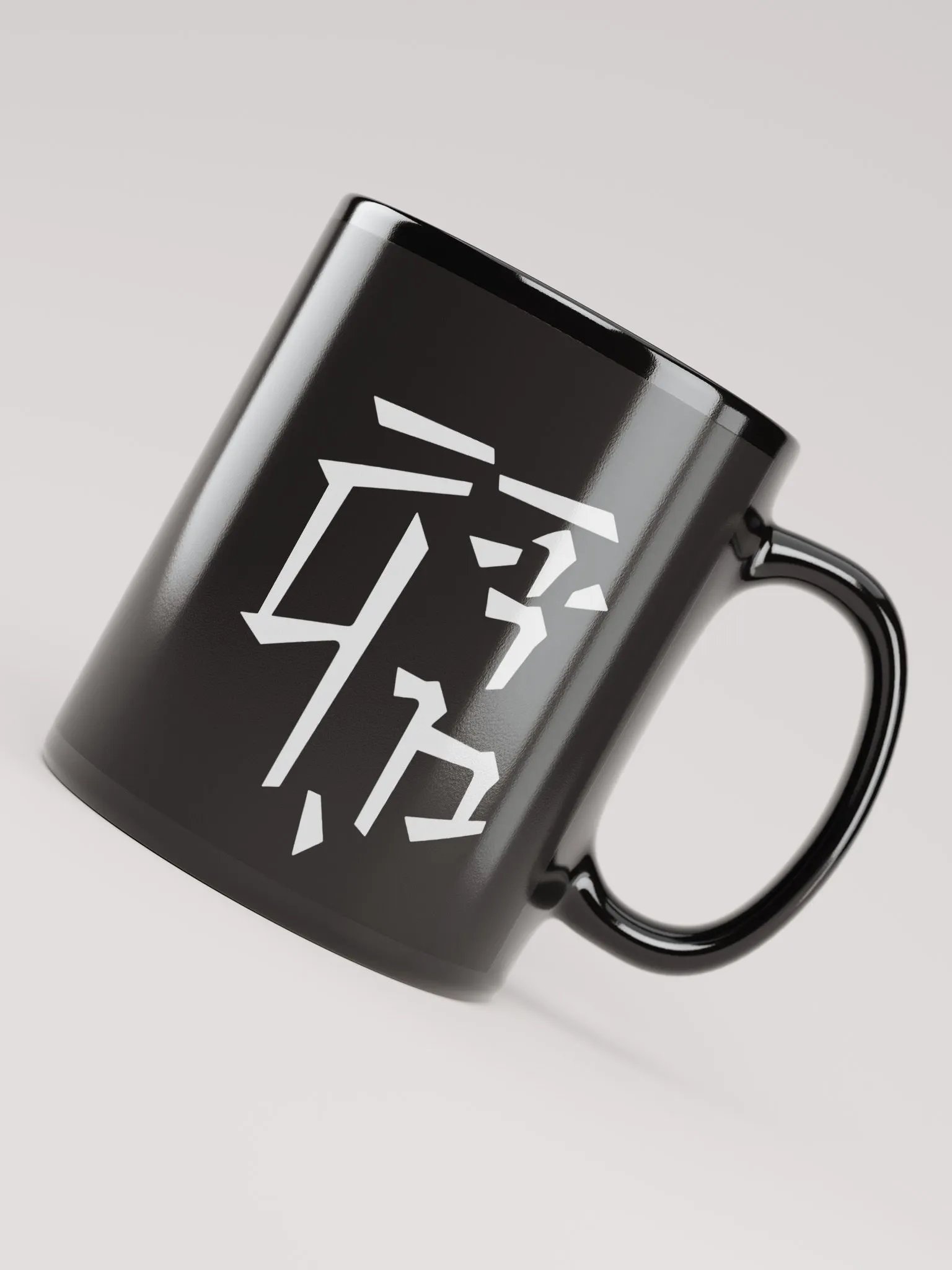 Glitched Xi'an Black Mug product image (4)