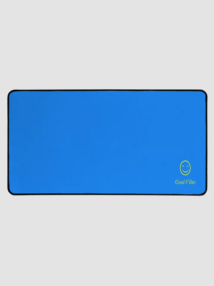 Smiley Good Vibes 15.5" x 31.5" Desk Mat product image (1)