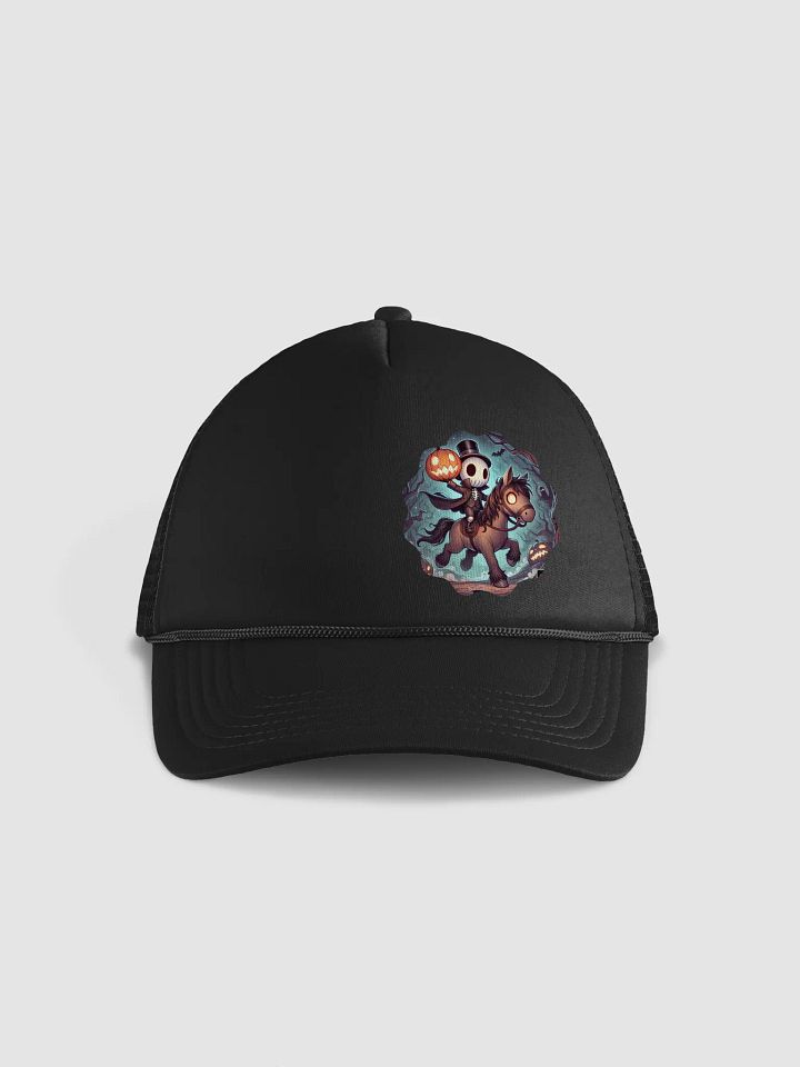 Chibi "Not So Headless" Horseman Emblem Ball Cap – Legendary Fun product image (1)