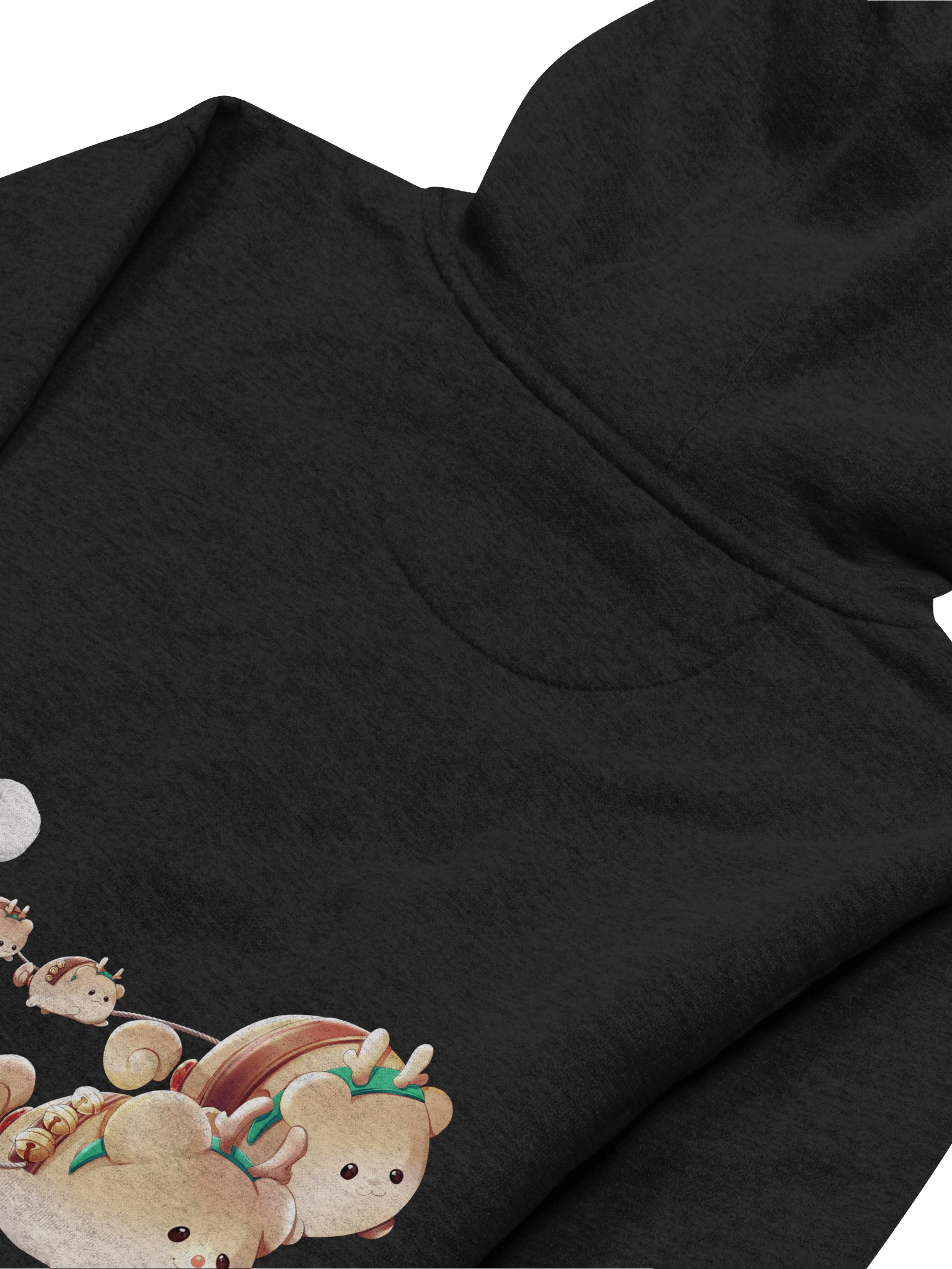 Paws's Sleigh Ride Unisex Hoodie (Back Design) product image (4)