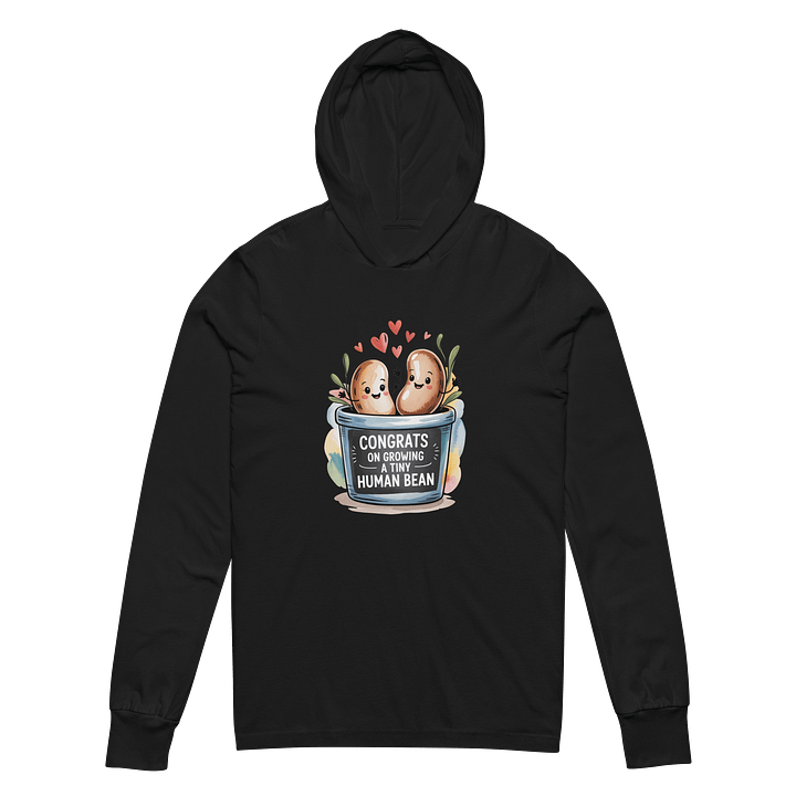 Congrat On Growing A Tiny Human Bean Hoodie product image (2)