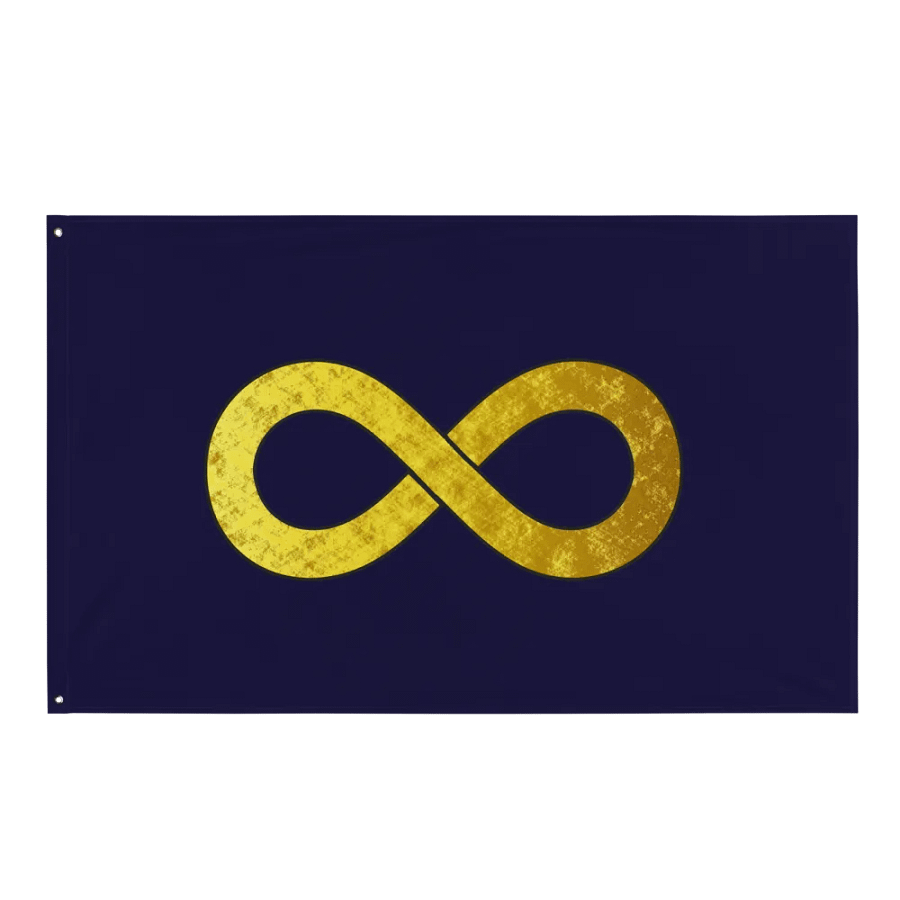 Golden Infinity Flag (Blue) product image (1)