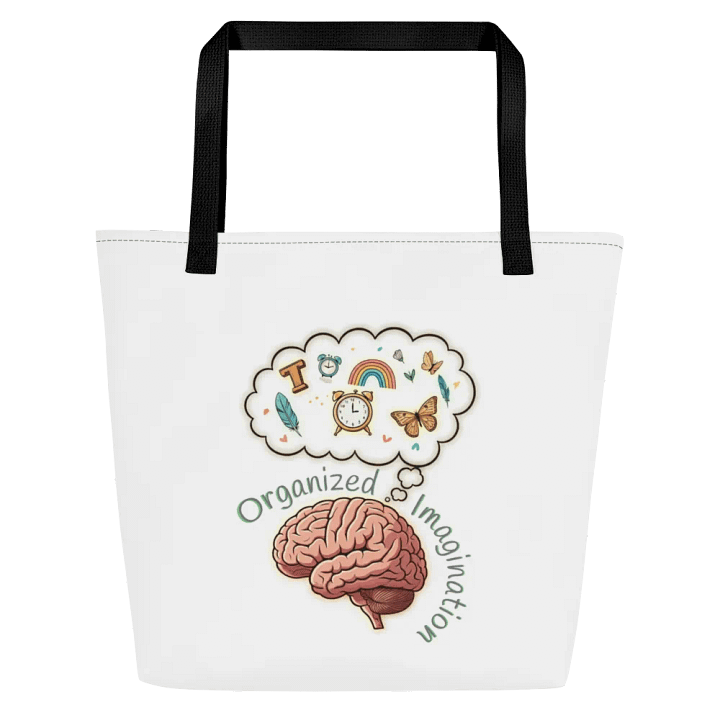 Organized Imagination Large Tote Bag w/ Pocket product image (1)