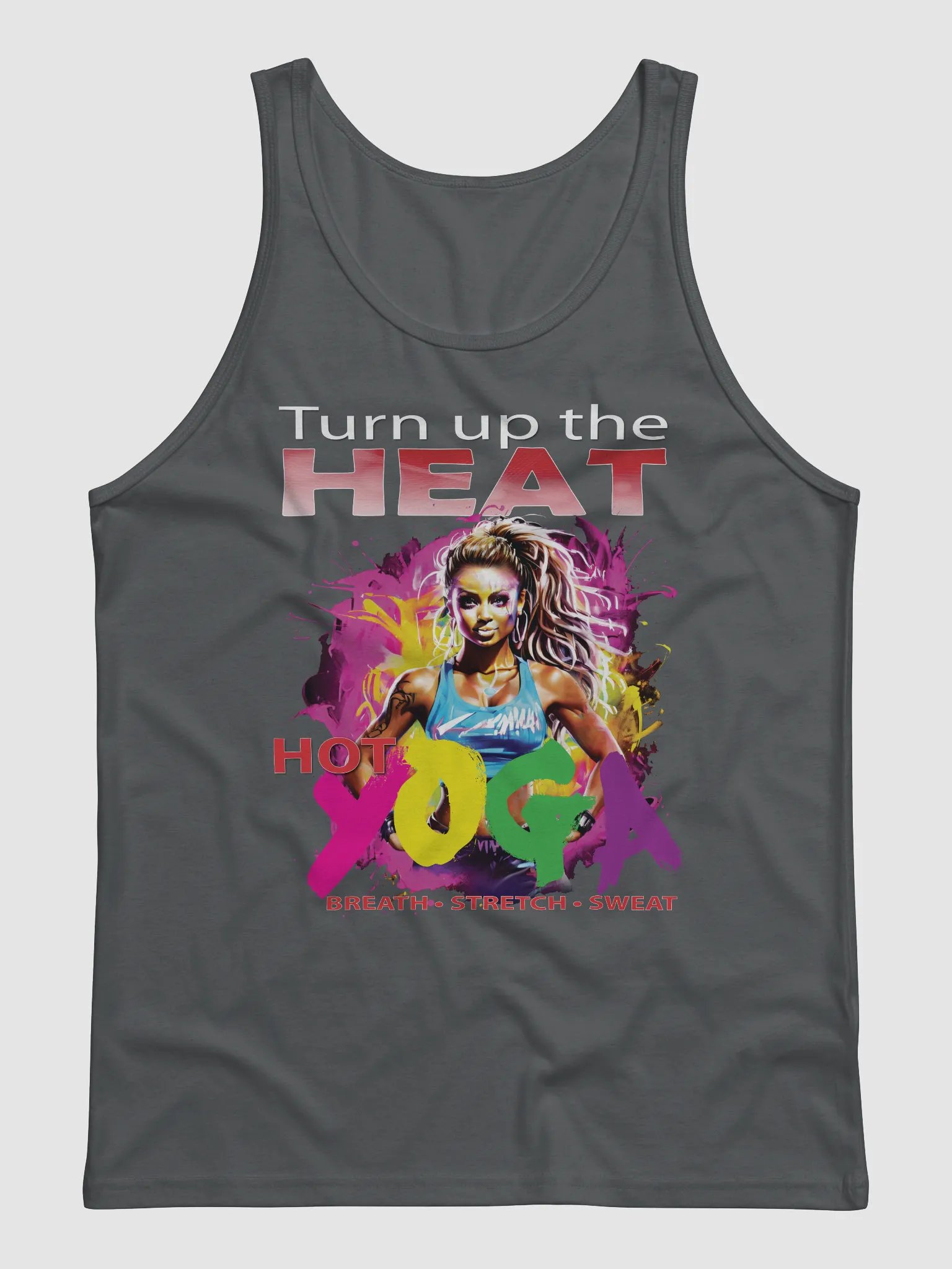 Turn Up The Heat Hot Yoga Fitness Dance Class Instructor Tank Top product image (3)