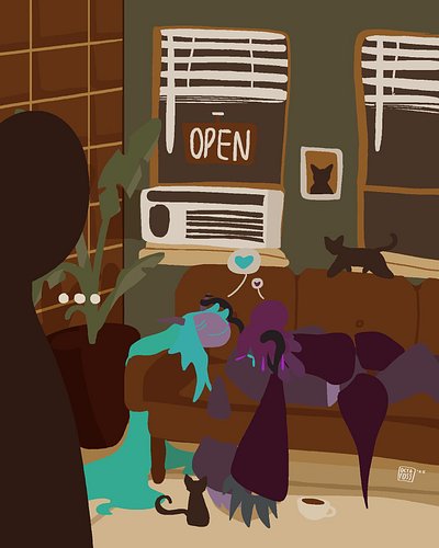 cozy night

#corruobserver #art #fanart