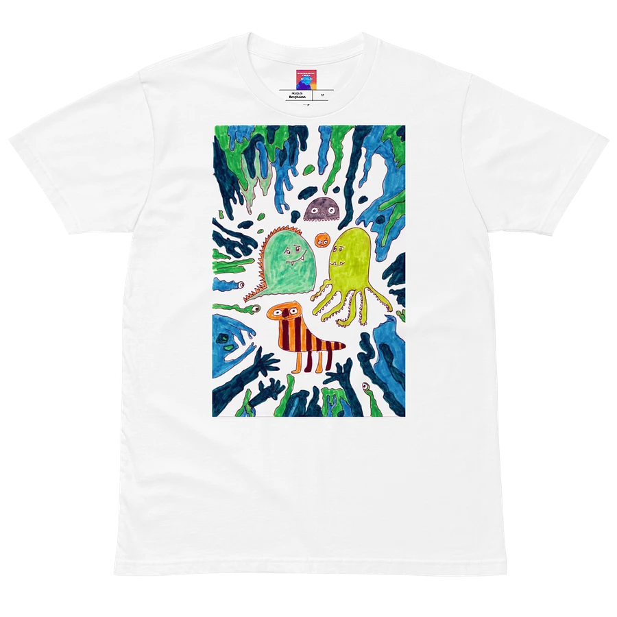 Abstract Doodle Monsters Unisex T Shirt product image (4)