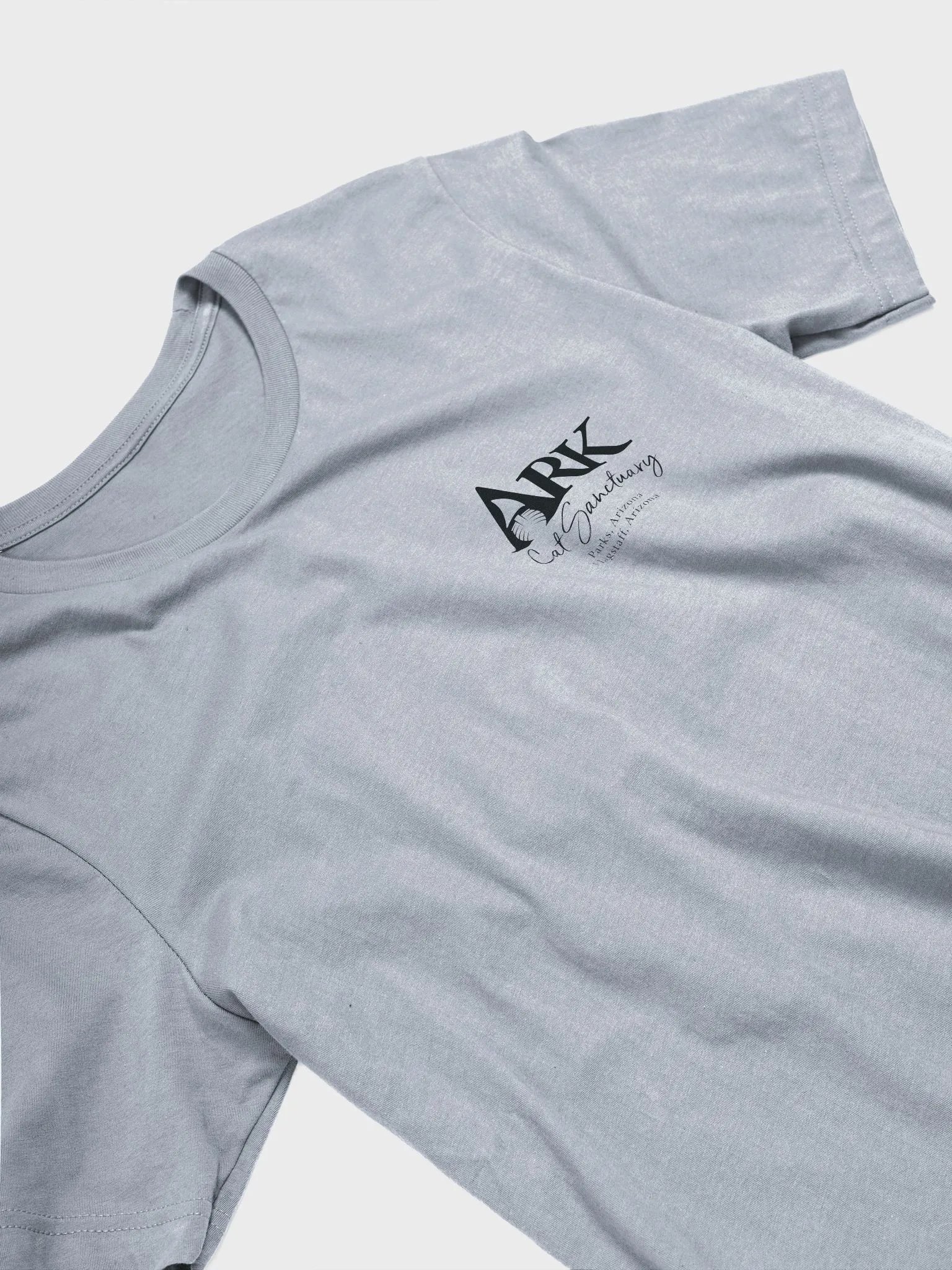 Ark Logo Tee - Light Blue or White with Front and Back Logos product image (3)