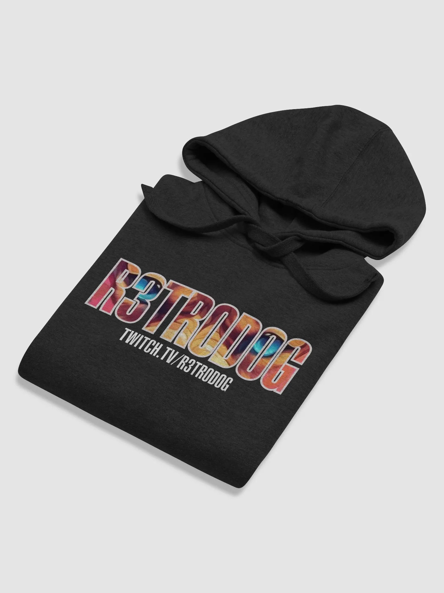 Vibrant R3TRODOG Artwork Hoodie product image (6)