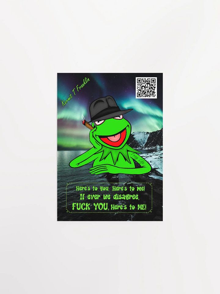 Gangster Kermit's Northern Lights Poster product image (1)