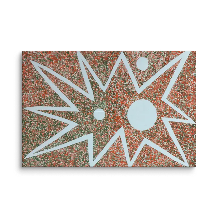 Orange/Green Green/Orange on Canvas (24" x 36") product image (1)