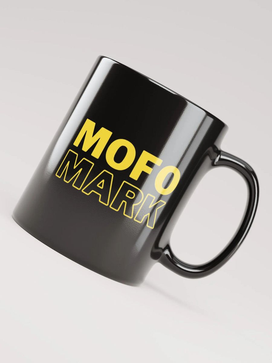 MOFO Mark Black Ceramic Coffee Mug product image (4)