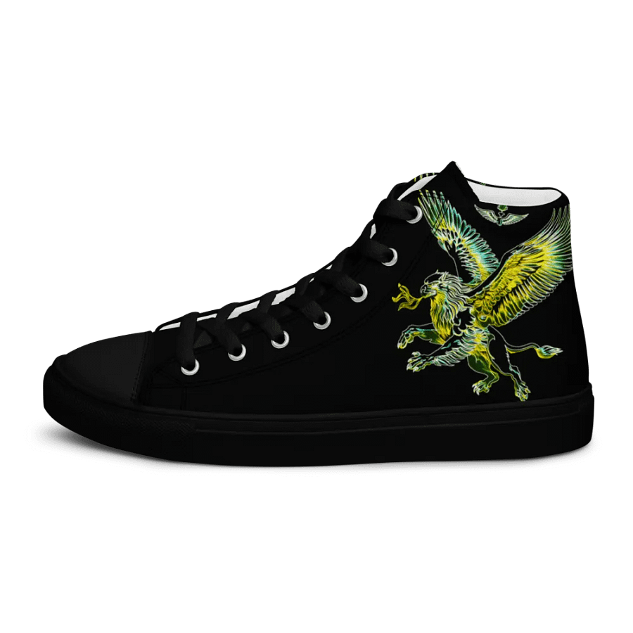 Gripen Flying Green//Griffin/Men's High Top Canvas Shoes by Allcolor product image (6)
