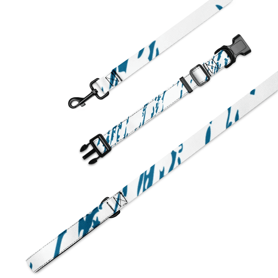 Oceanic Waves Pet Collar & Leash Set product image (1)