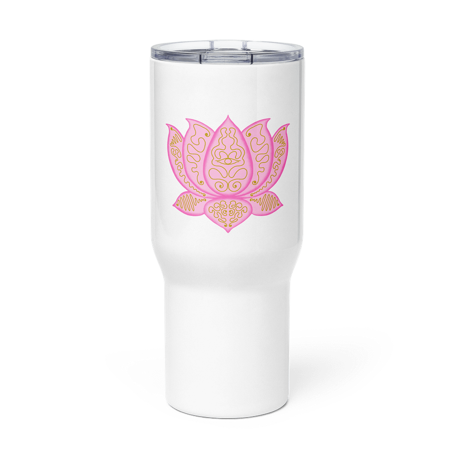 Golden Lotus Travel Mug product image (3)