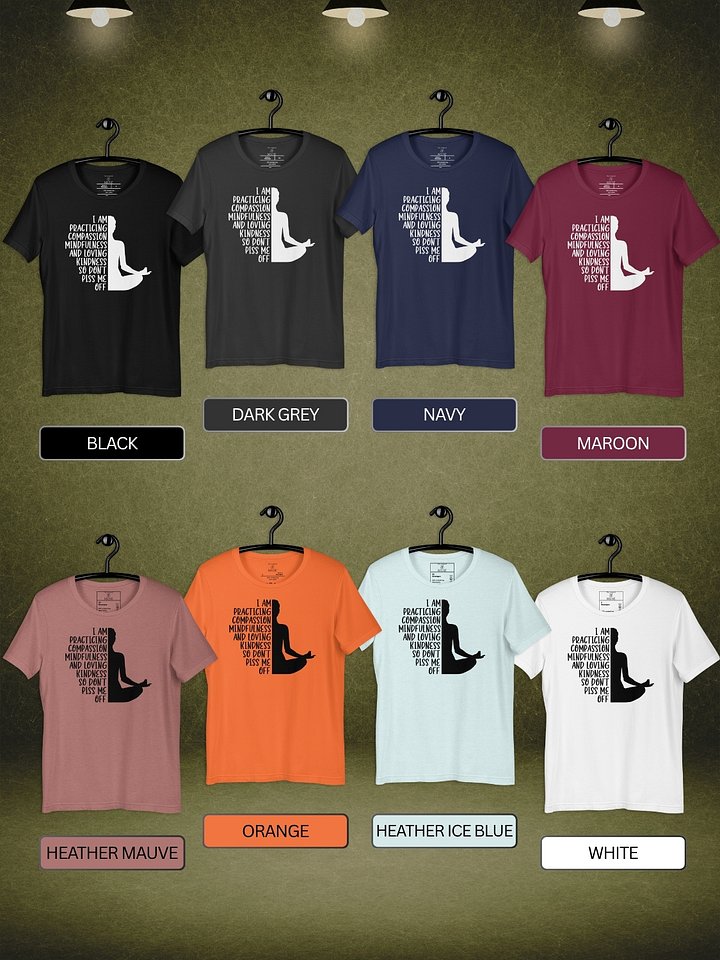 I'm Practicing Compassion and Kindness Funny T-Shirt product image (2)