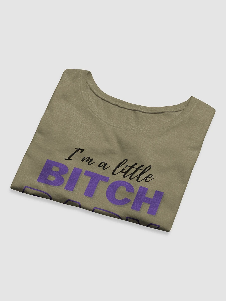 Little Bitch Baby Blk Lettering Cut Off Tee product image (9)