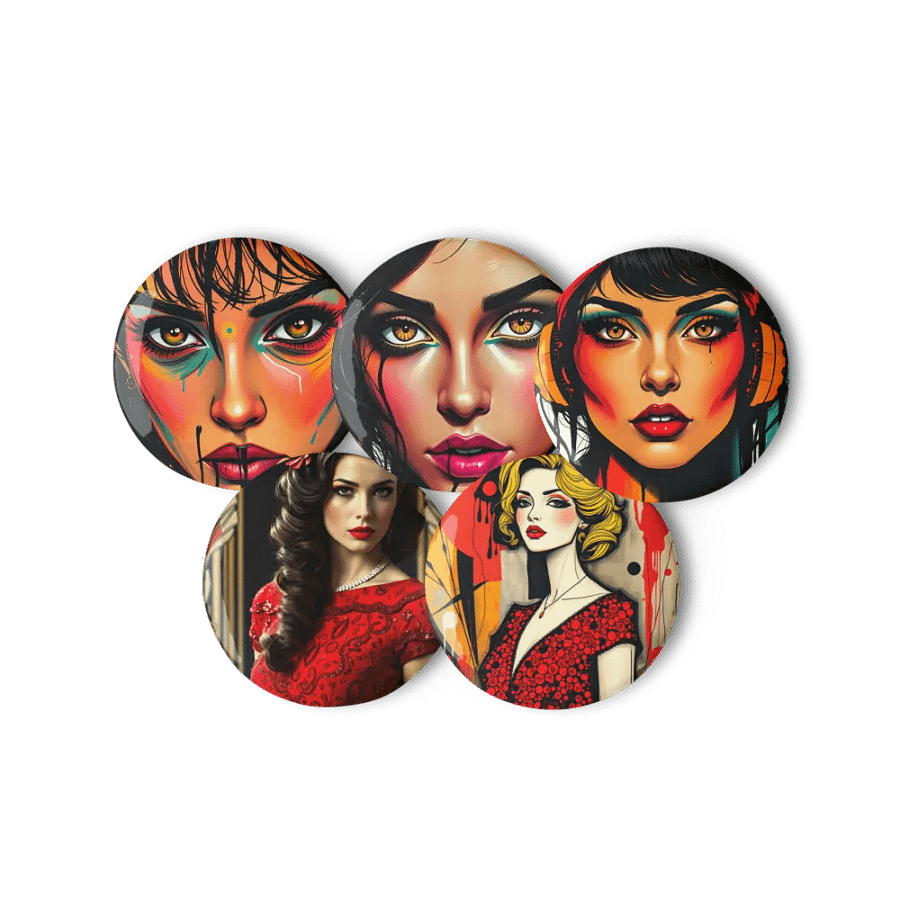 Pop Art Princess Pin Set product image (3)