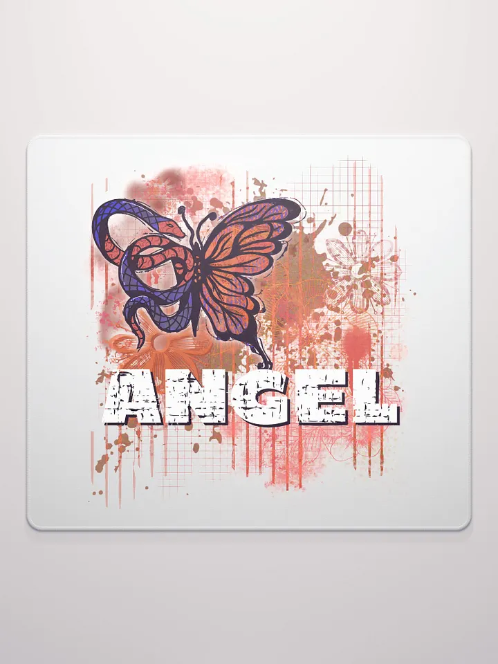 Angel Grunge Snake Butterfly Gaming Mouse Pad product image (2)