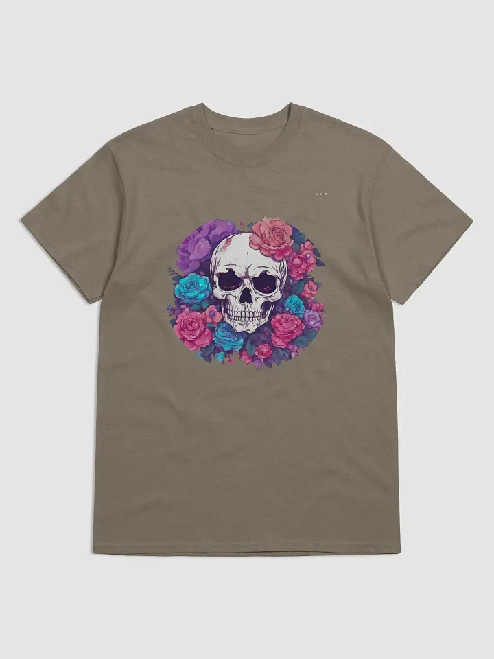 Midnight Bloom Skull Premium Unisex T-Shirt product image (9)