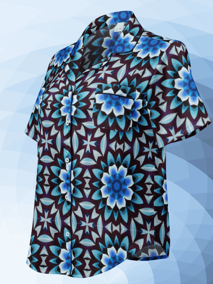 Chic Comfort: Silky Short Sleeve Pyjama Top product image (1)