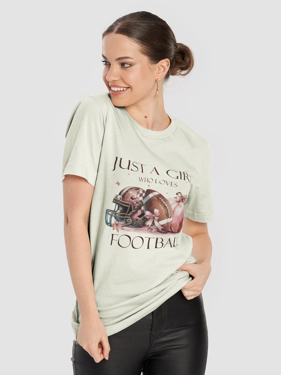 Just a Girl Who Loves Football Halloween T-Shirt | Spooky & Sporty Tee for Football Fans product image (83)