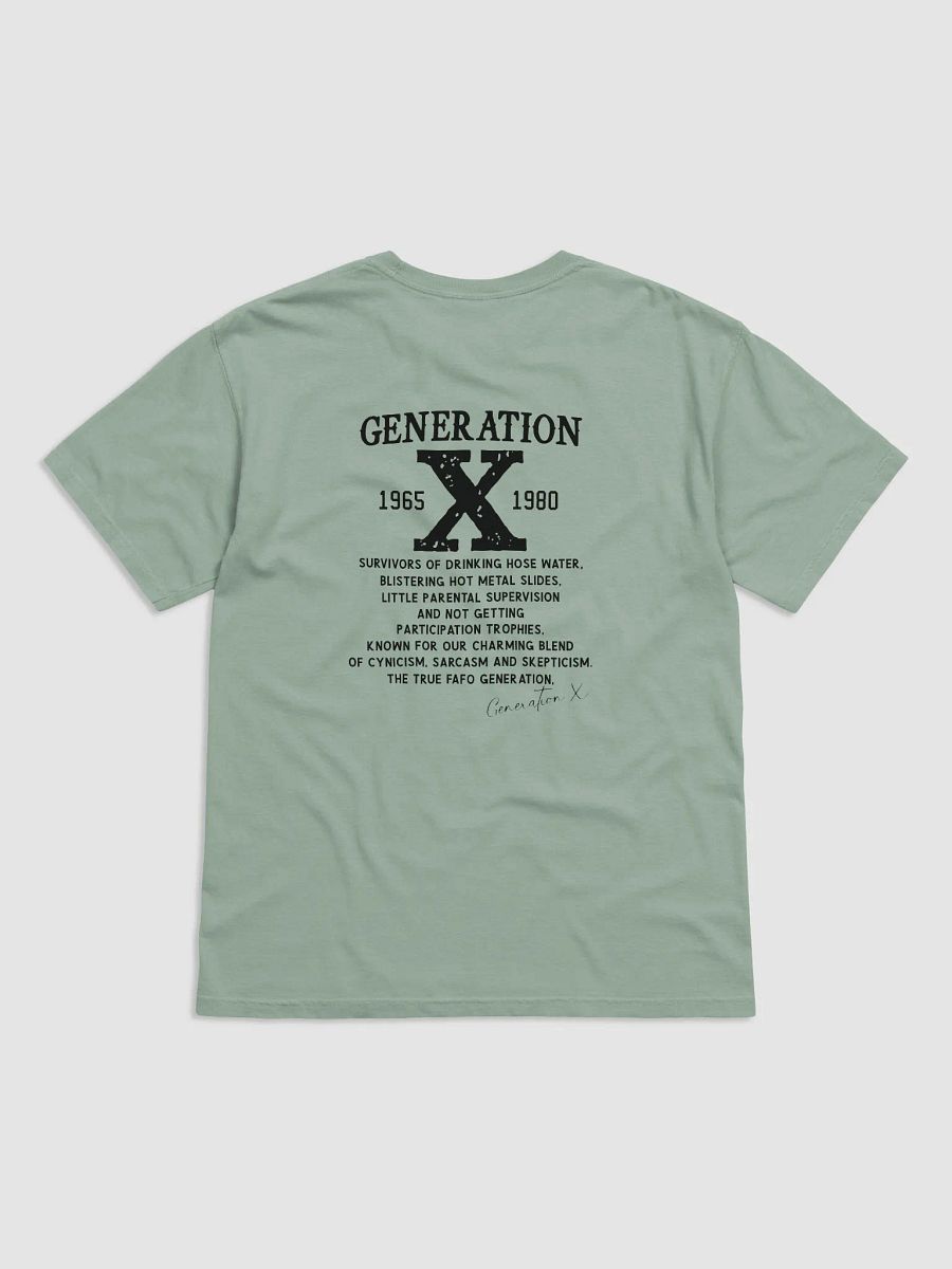 Comfort Colors. Generation X 1965-1980 Nostalgic Graphic T-Shirt product image (13)