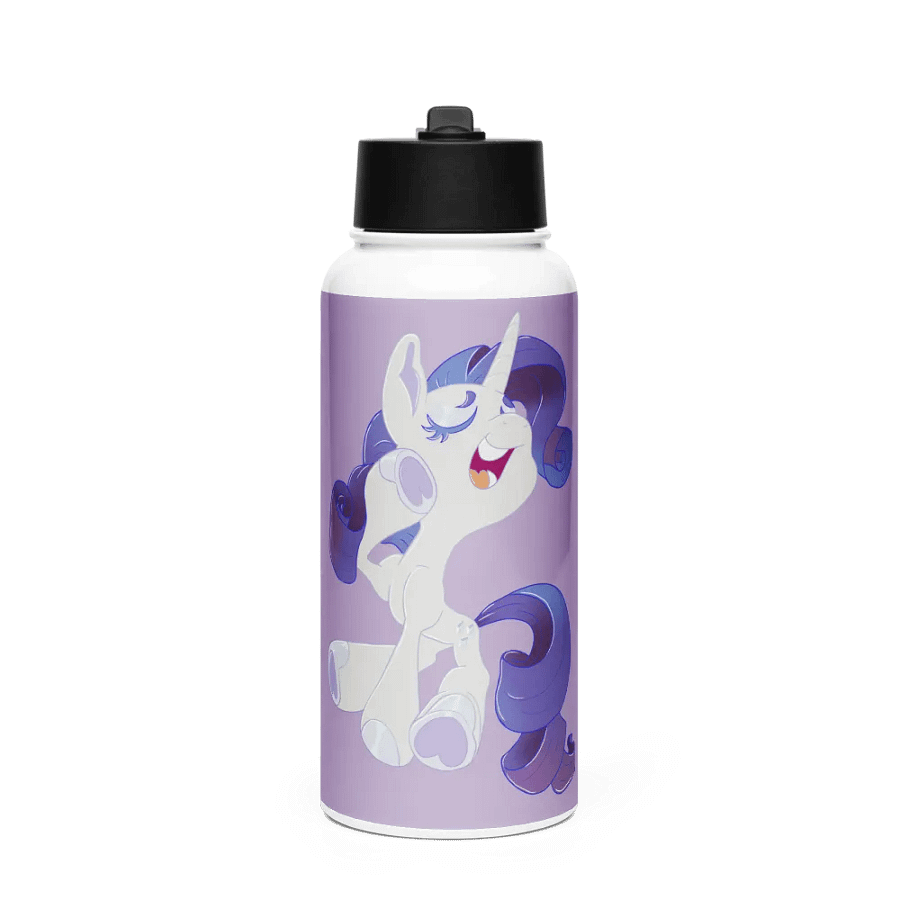 Rarity Stainless Steel Water Bottle with a Straw Lid product image (1)