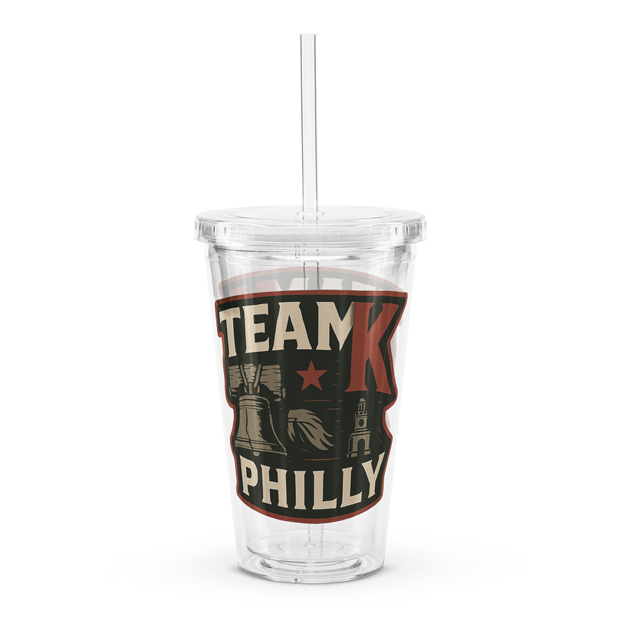 Team K Philly Clear Plastic Tumbler product image (1)