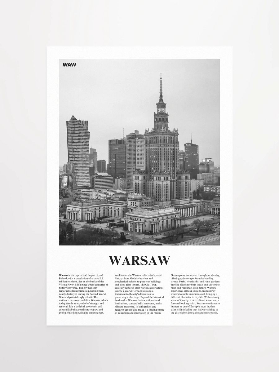 Warsaw 01 Newspaper Poster product image (5)