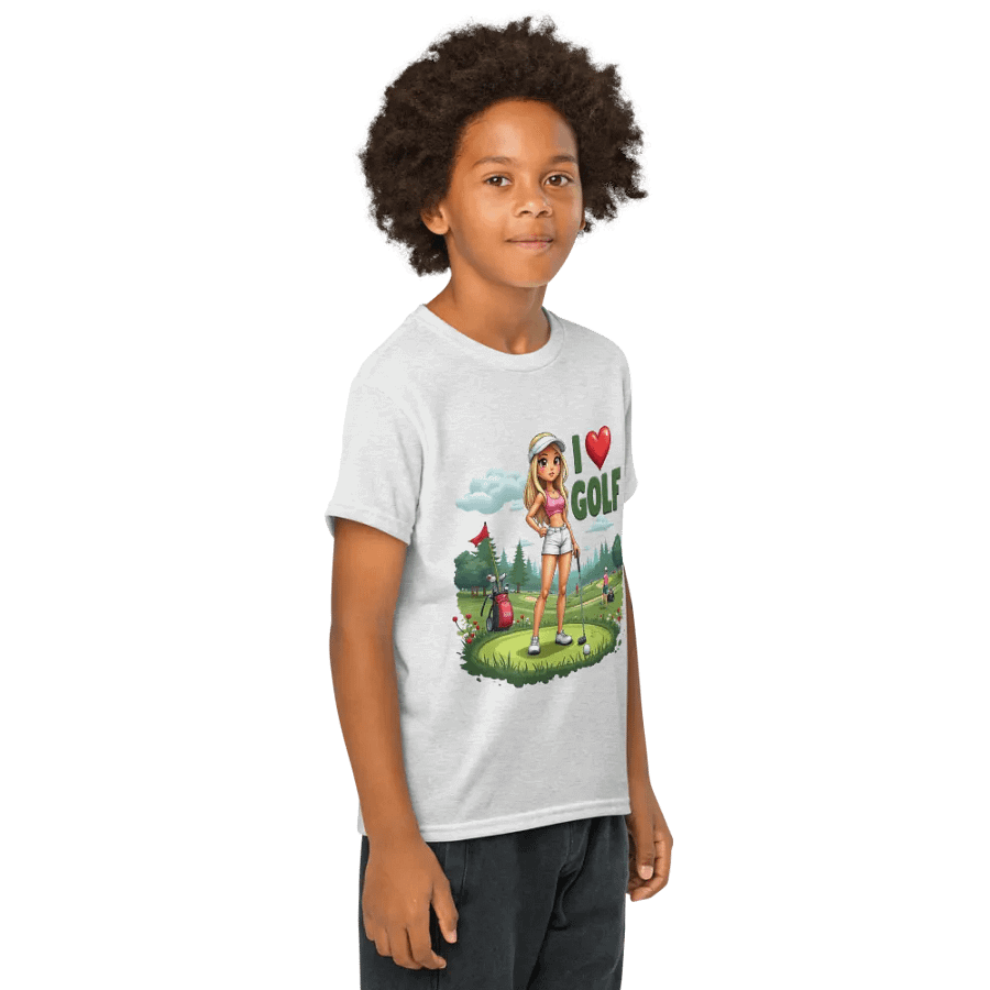 Swing into Style: Youth Golf Enthusiast Tee product image (69)