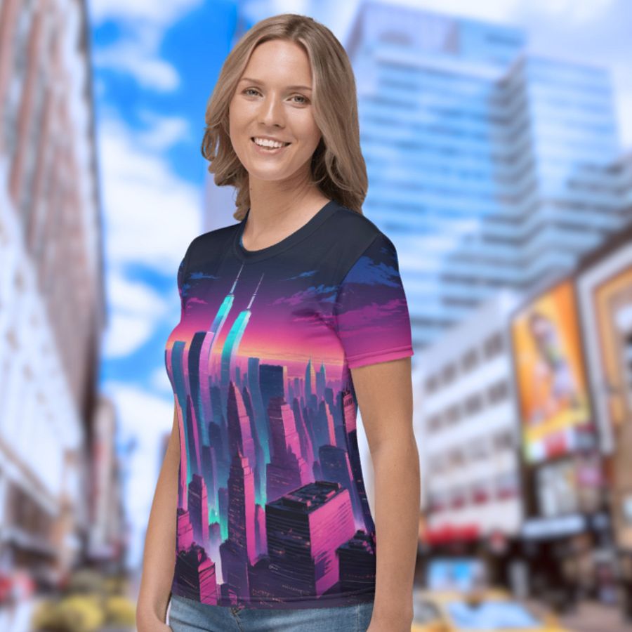 Vaporwave New York City T-shirt product image (4)