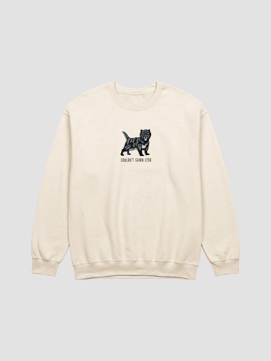Couldn't Cairn Less Sweatshirt (Embroidered) of a Cairn Terrier(Black) product image (13)