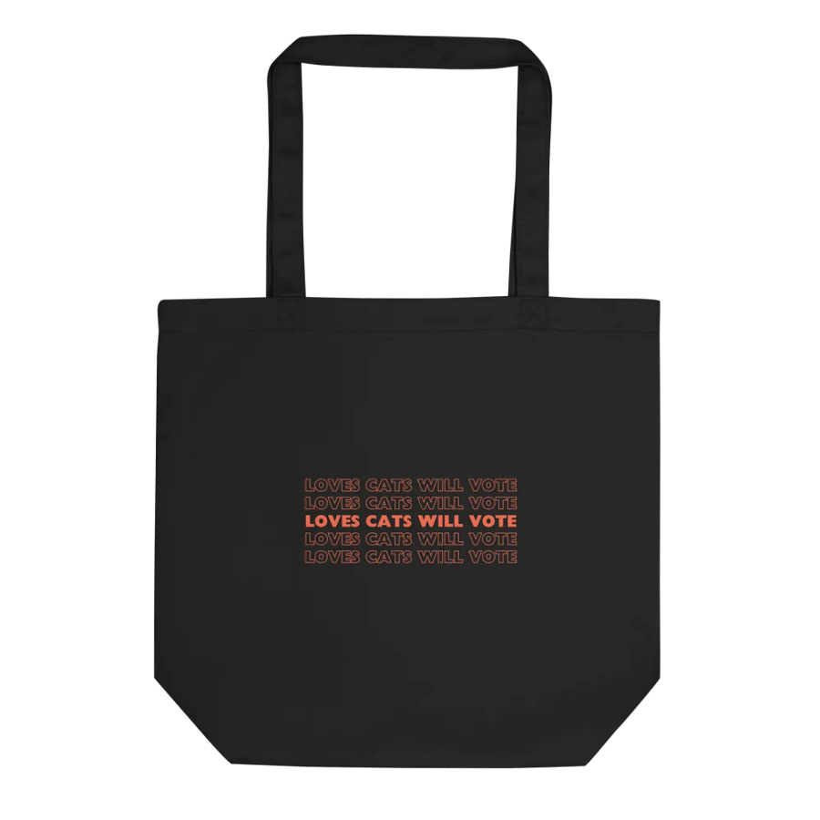 Loves Cats Will Vote Tote Bag product image (1)