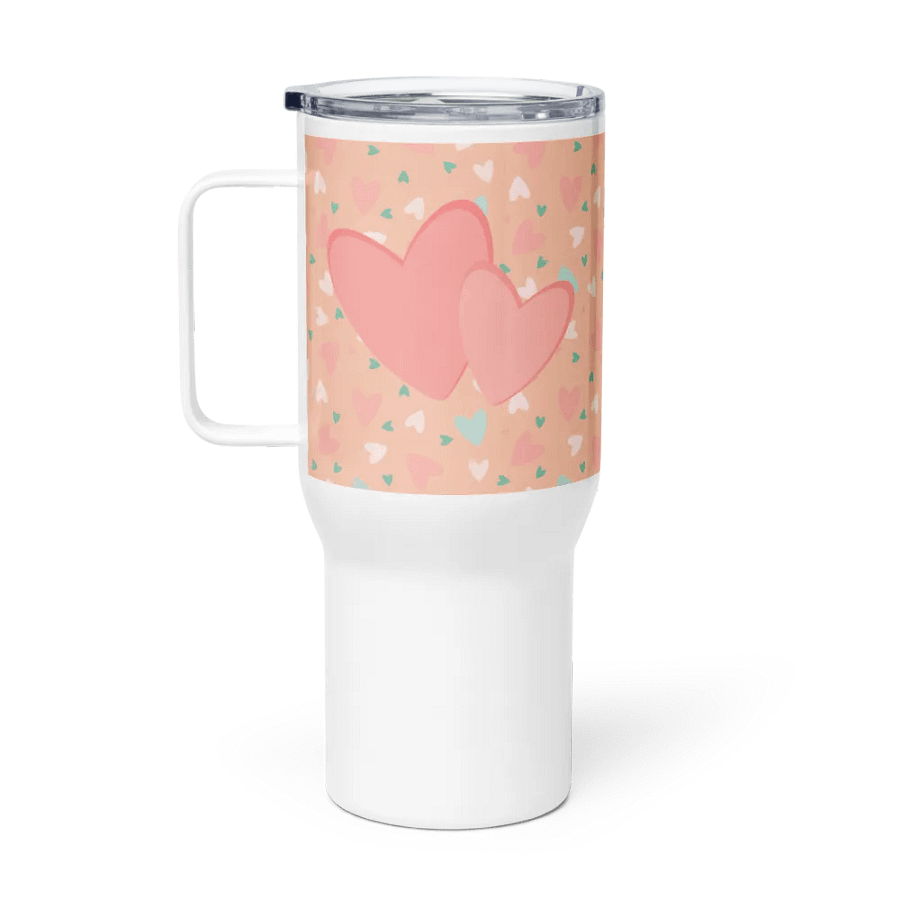 Scattered Hearts Travel Mug product image (1)