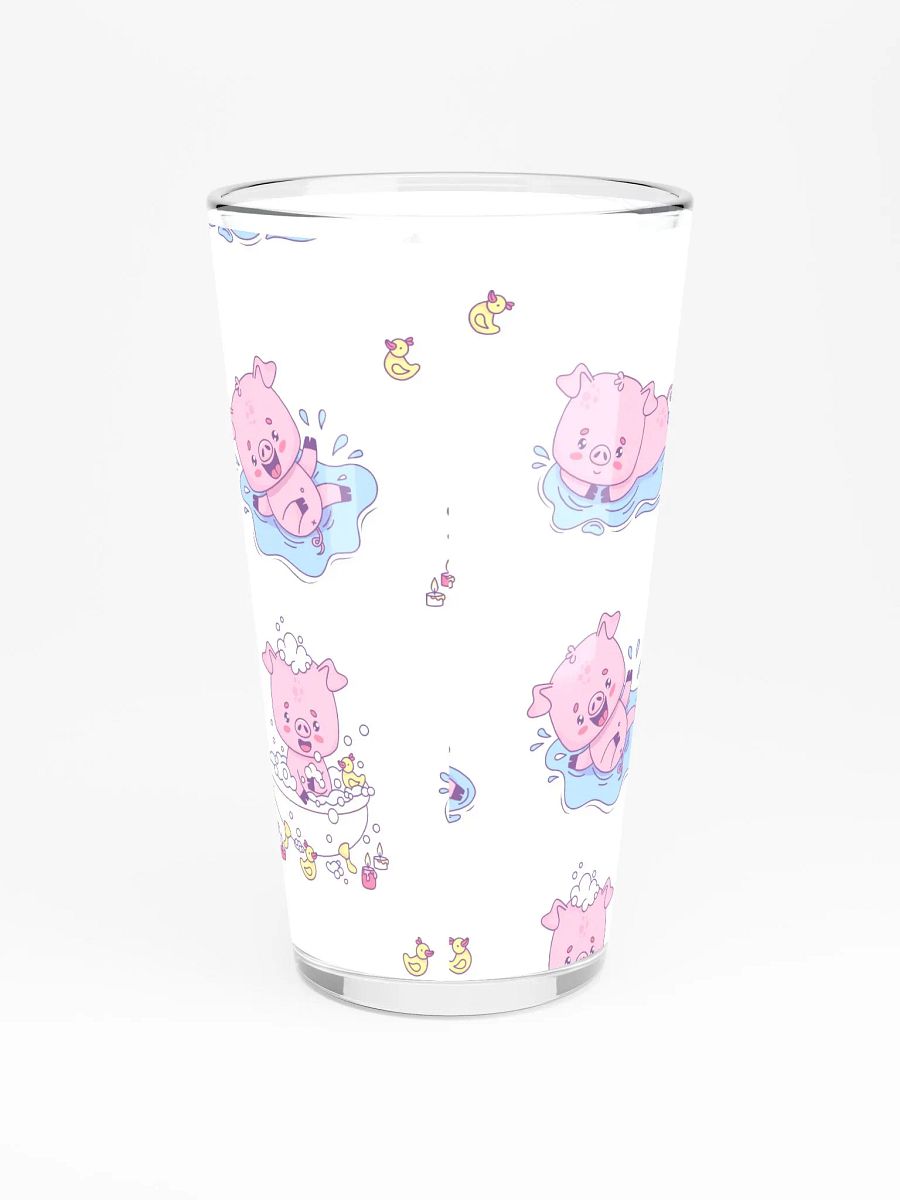 Playful Pink Piglet Shaker Pint Glass product image (3)