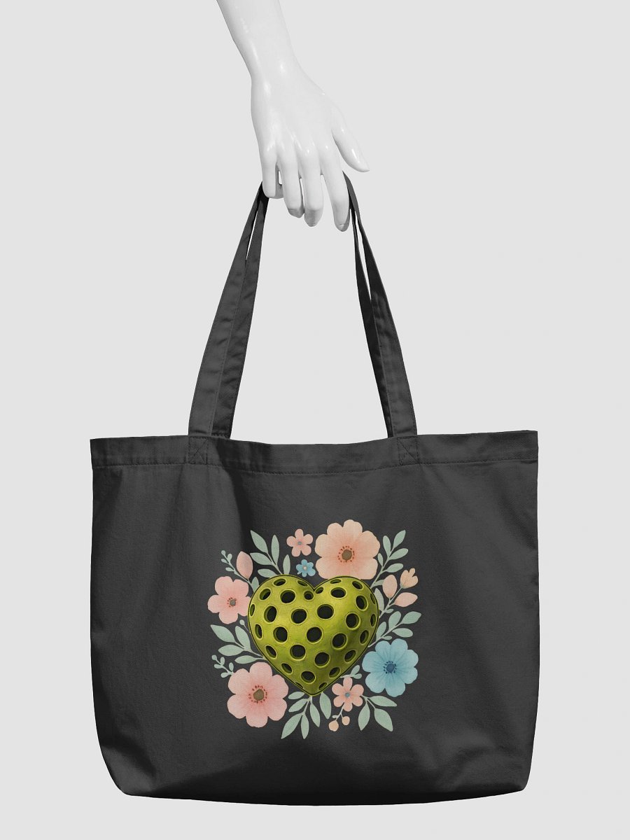 Pickleball Heart Flowers Golden Floral Eco Tote product image (6)