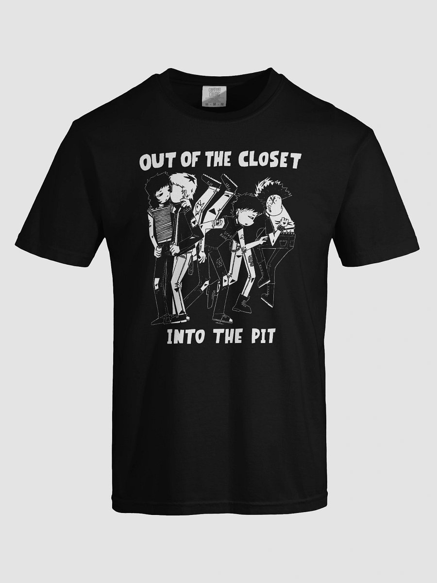 Out of the Closet, Into the Pit Black T-Shirt product image (5)
