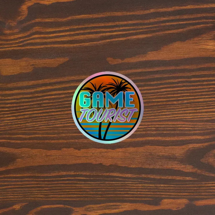 Game Tourist Holographic Sticker product image (3)