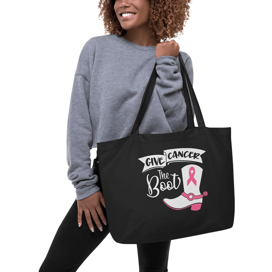 Give Cancer The Boot Bag product image (5)