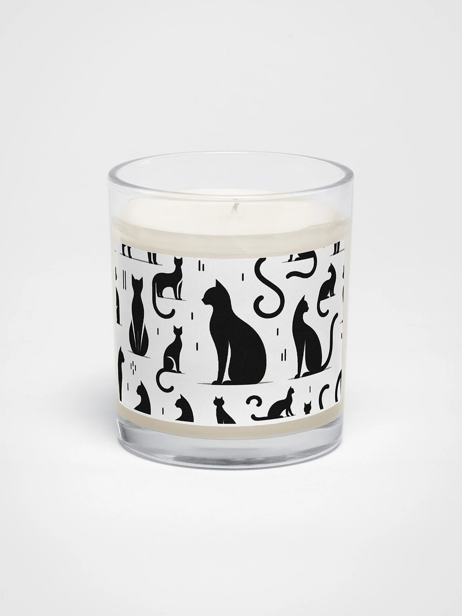 Soy Wax Candle In A Clear Glass Jar product image (1)