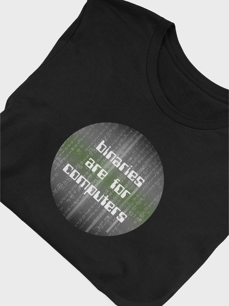 binaries are for computers agender t-shirt product image (5)