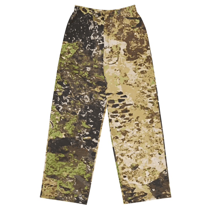 Trendy Camo Fusion Wide-Leg Pants product image (1)